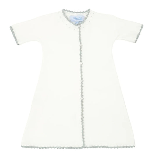 Blue Trim Day Gown
