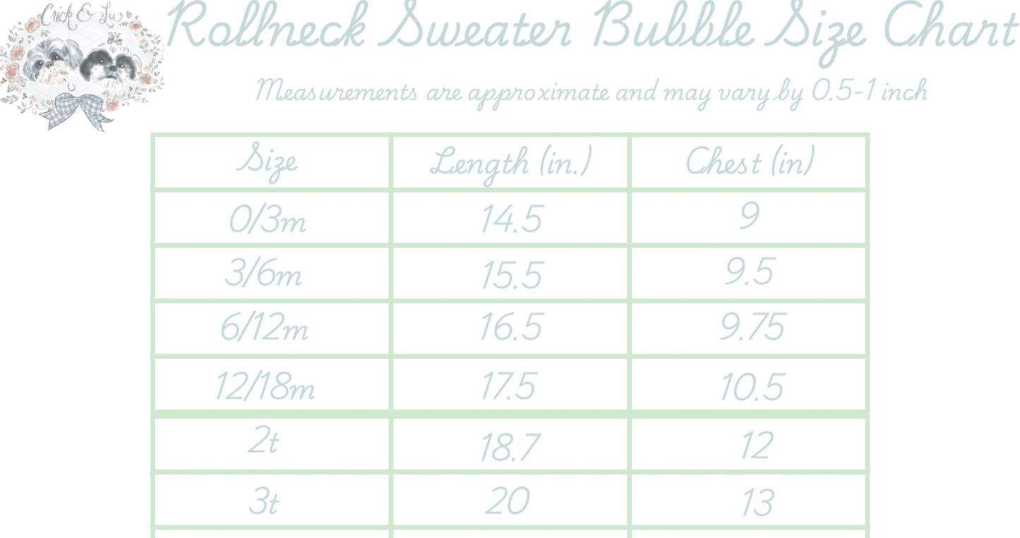 Rollneck Sweater Bubble- Light Blue