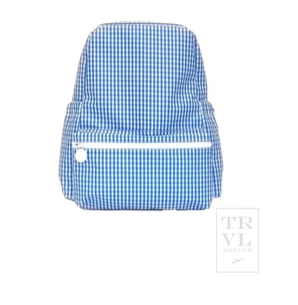 Backpack- Royal Gingham