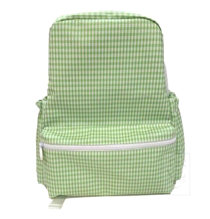Backpack-Leaf Gingham