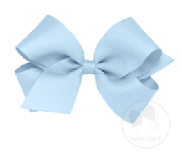 Wee Ones: Medium Grosgrain Bow-MILLENNIUM BLUE