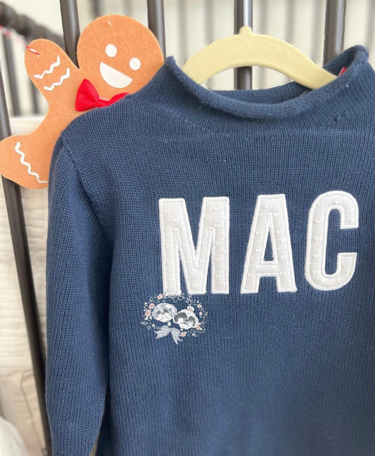Rollneck Sweater- Navy