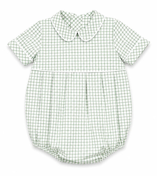 Boys sage window pane bubble