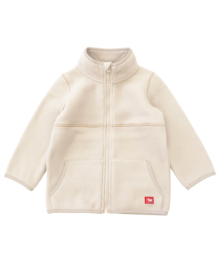 Widgeon Zip Up Jacket-Cream