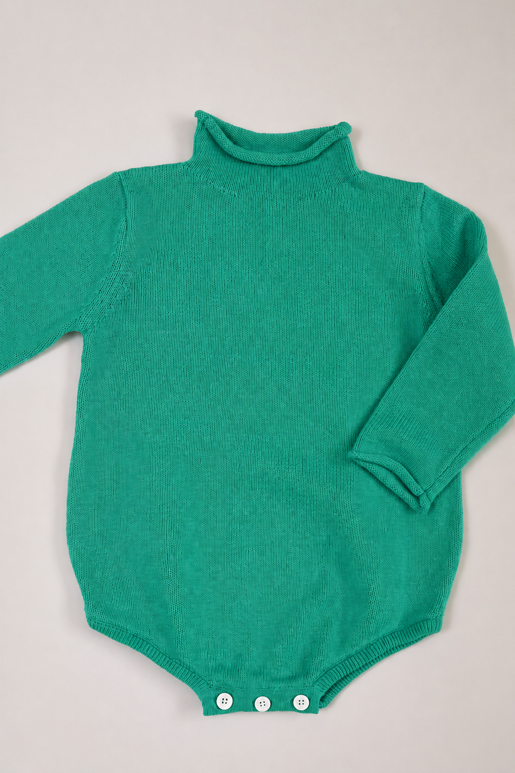 Rollneck Sweater Bubble- Celadon