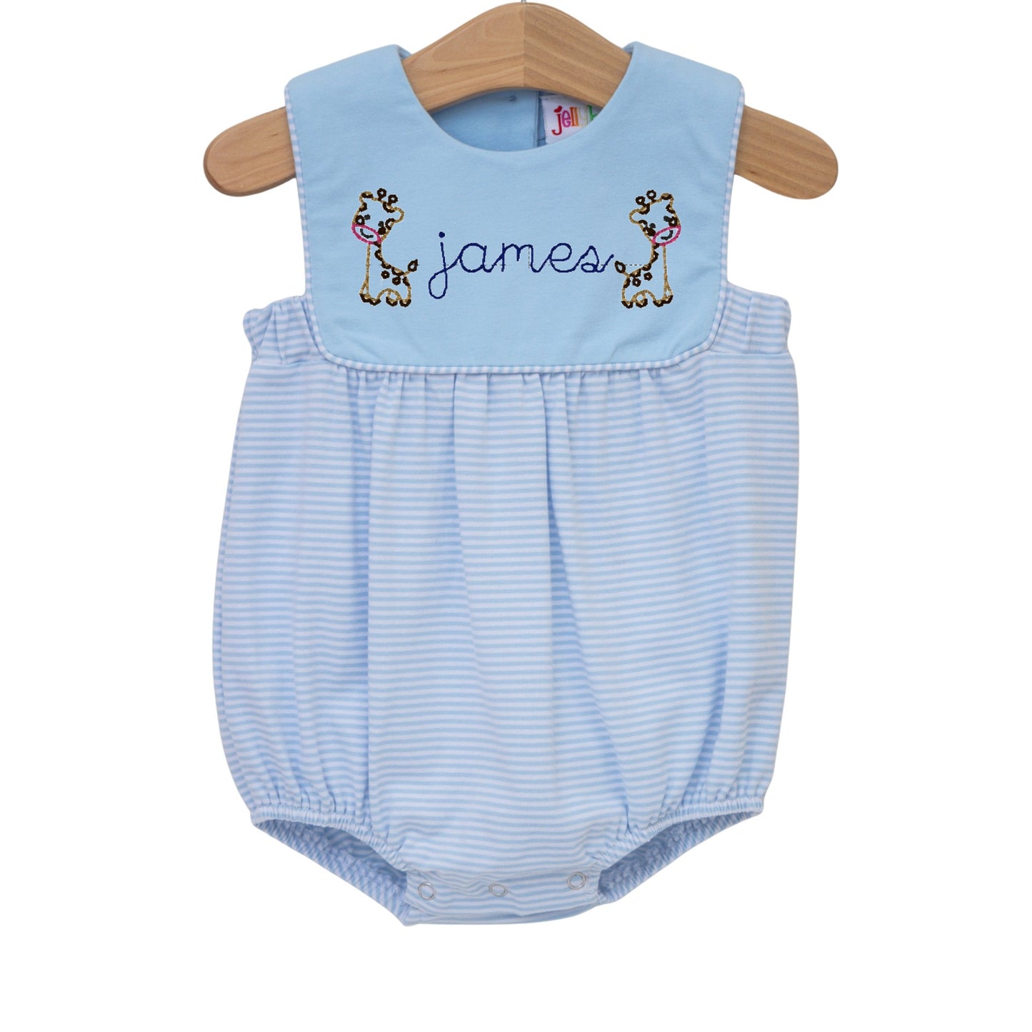 Beau Bubble- Light Blue and Blue Stripe