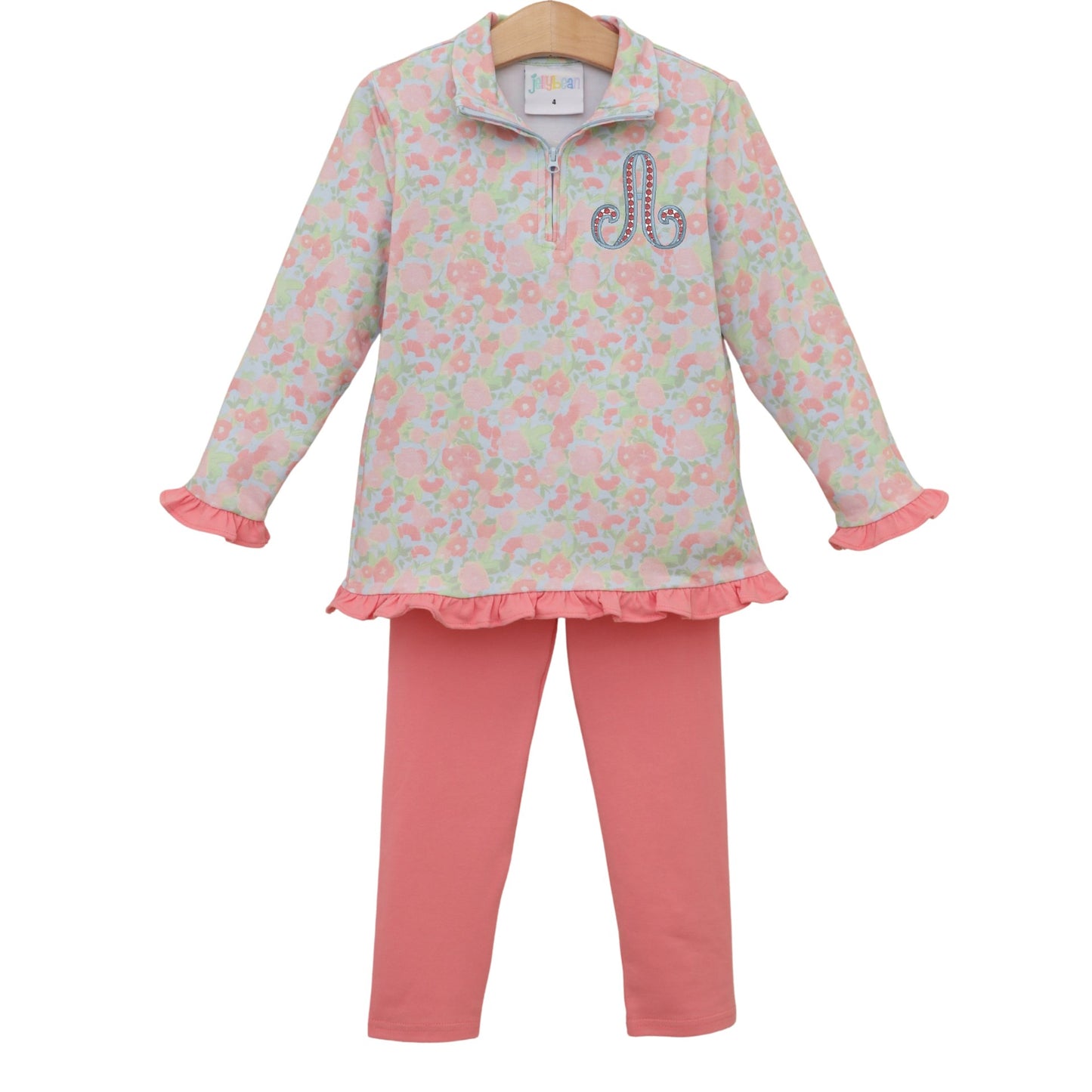Cottage Blooms Elise Ruffle Pullover Set