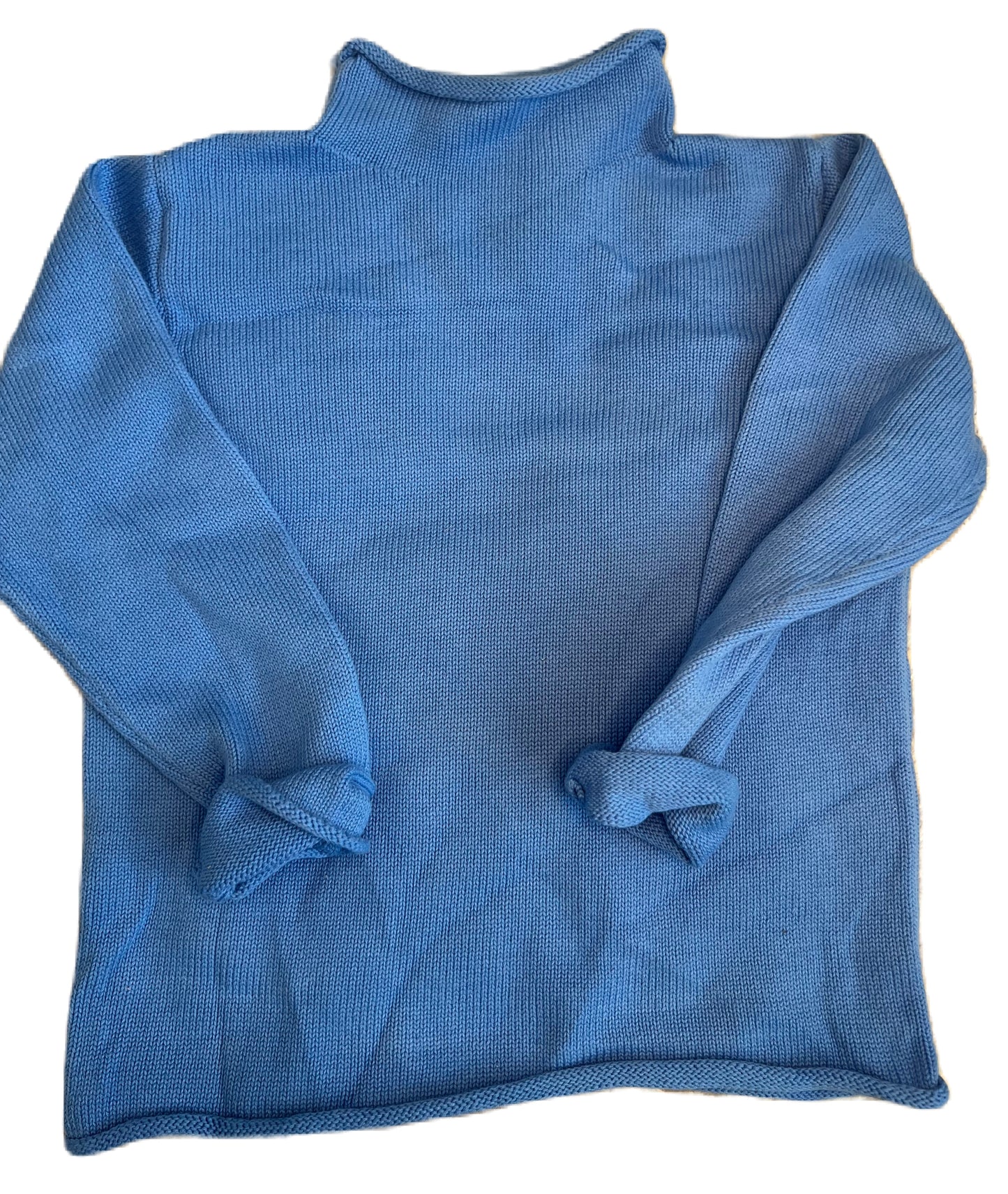 Rollneck Sweater-Cornflower