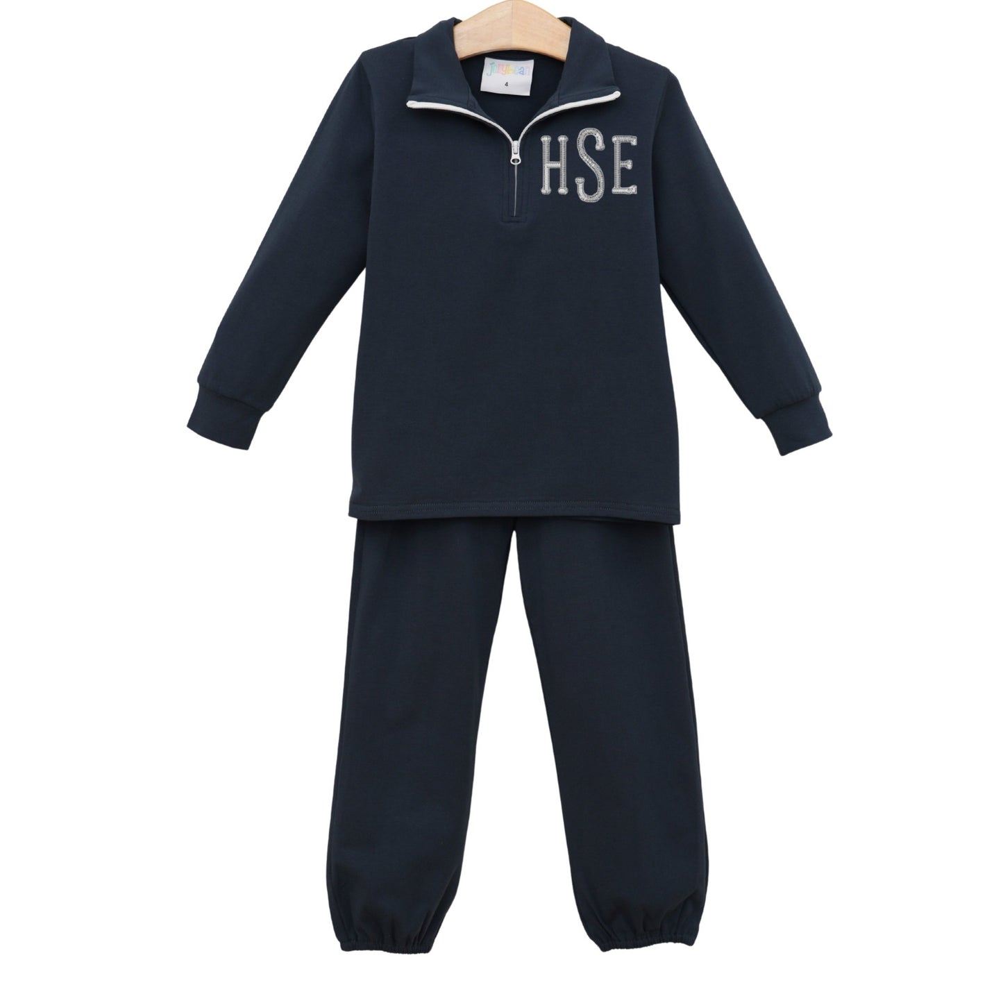 Evan Pullover Set- Navy