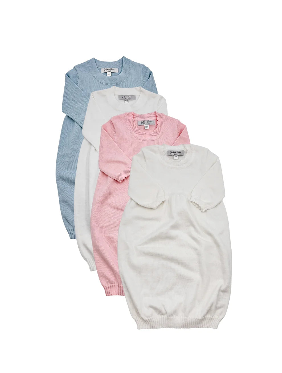 Knit Sweater Gown- Multiple Colors