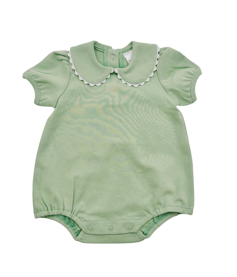 Scalloped Collared Bubble-Light Green