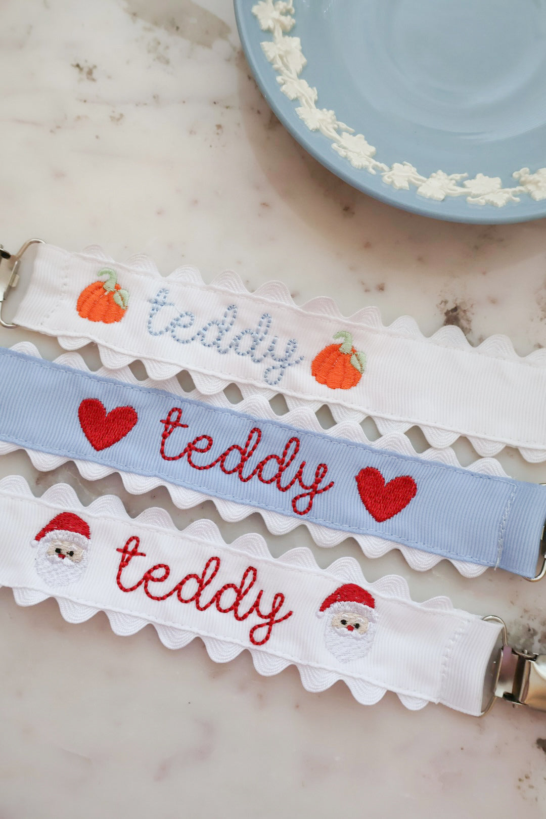 Holiday Trio Paci Clip Bundle