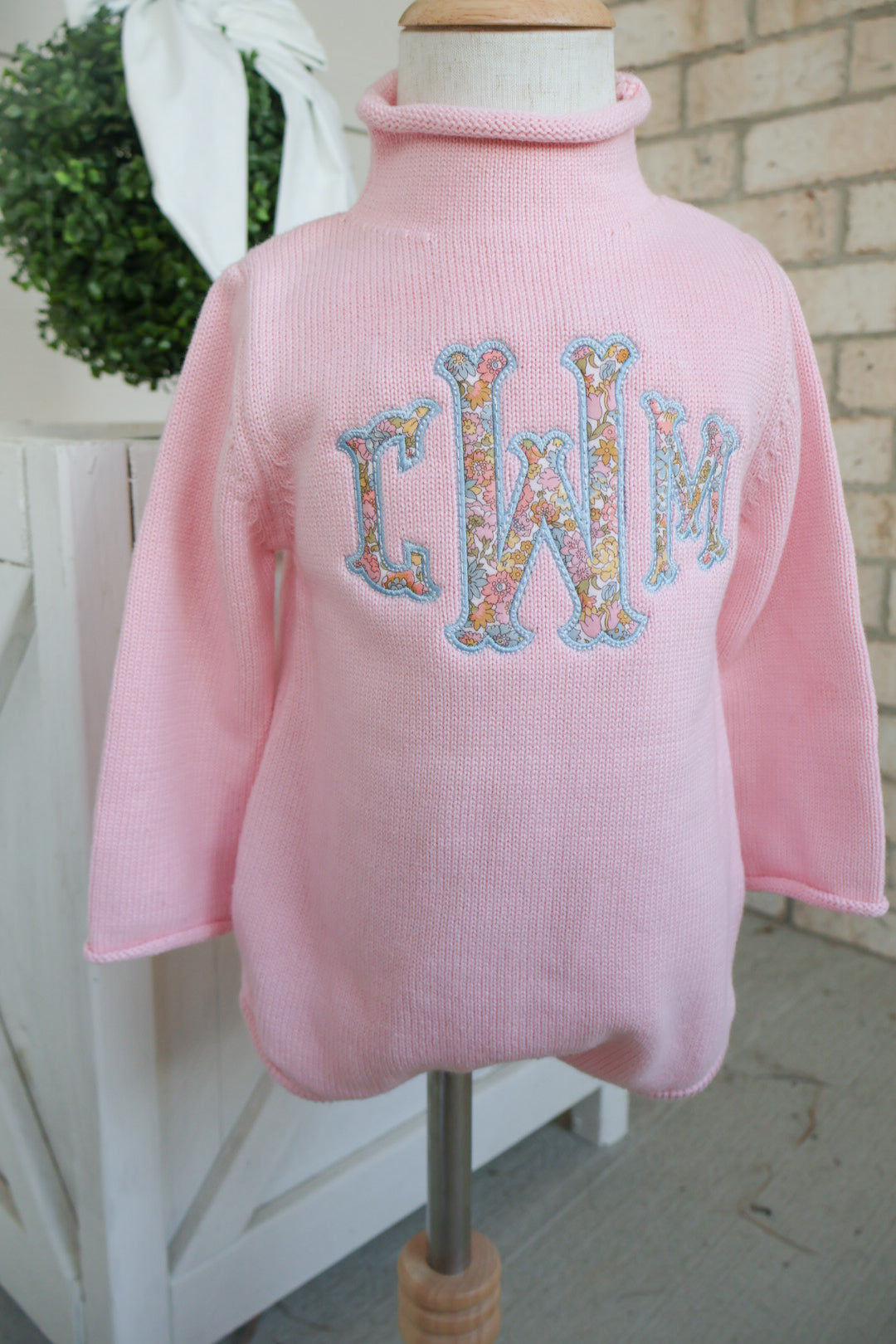 Rollneck Sweater Bubble- Light Pink