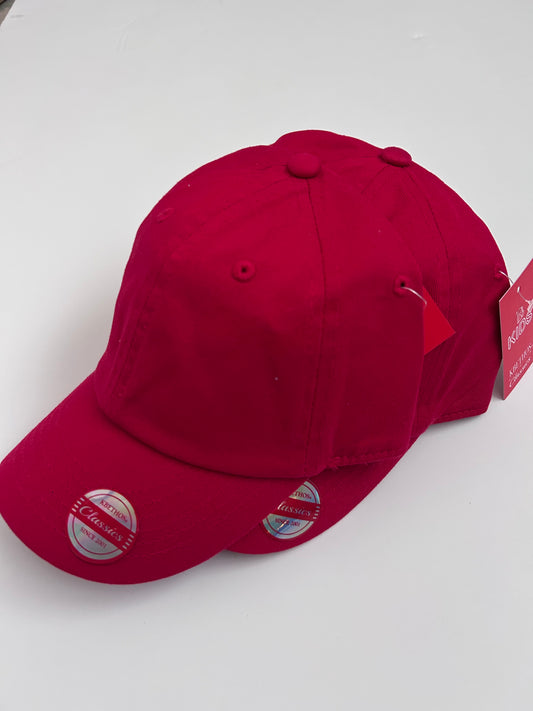 Red Baseball Cap 2T-4T Size