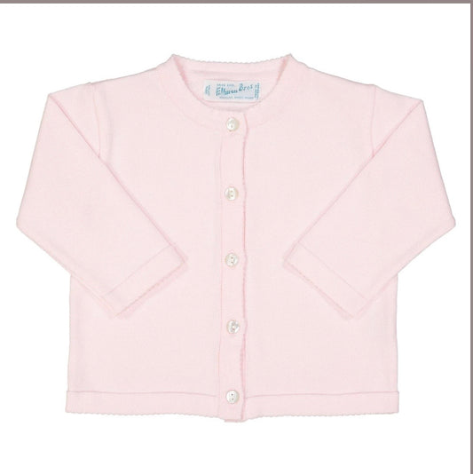 Classic Knit Light Pink Cardigan