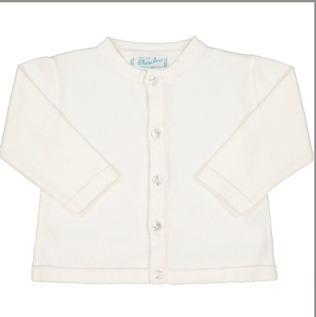 Classic Knit Ivory Cardigan