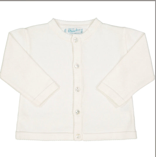 Classic Knit Ivory Cardigan