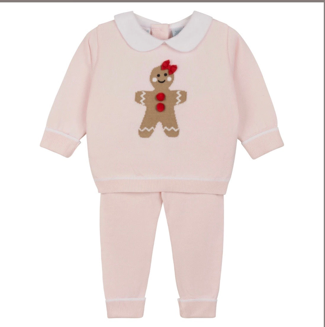 Girls Gingerbread Knit Set