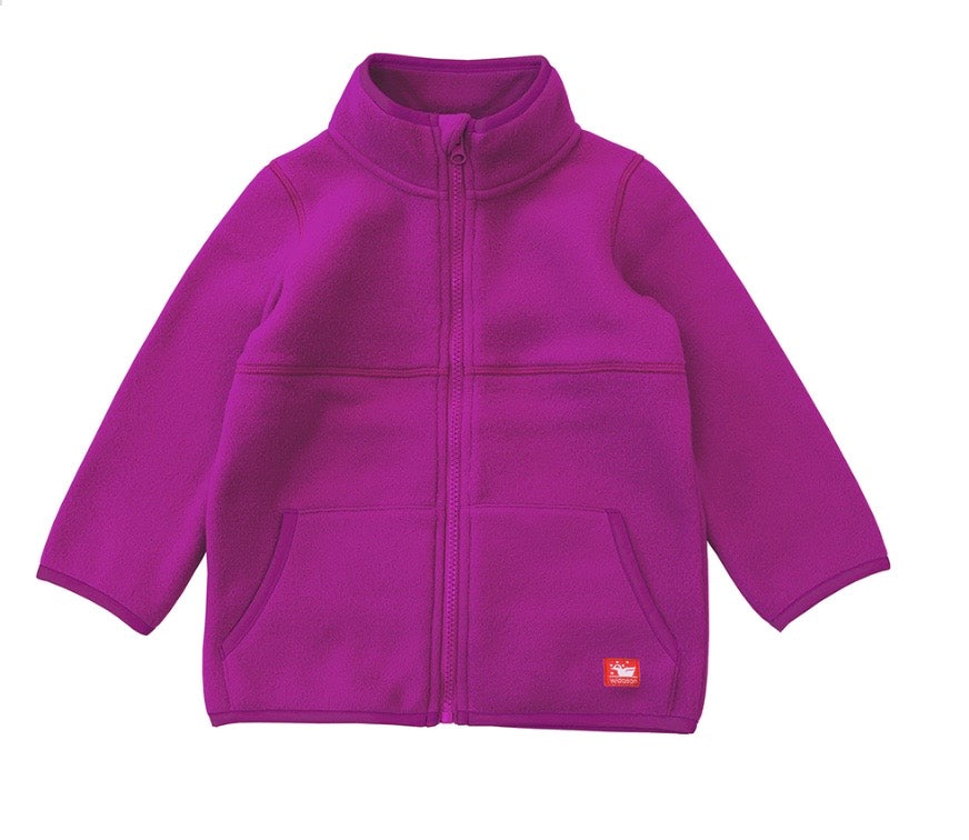 Widgeon Zip Up Jacket-Raspberry