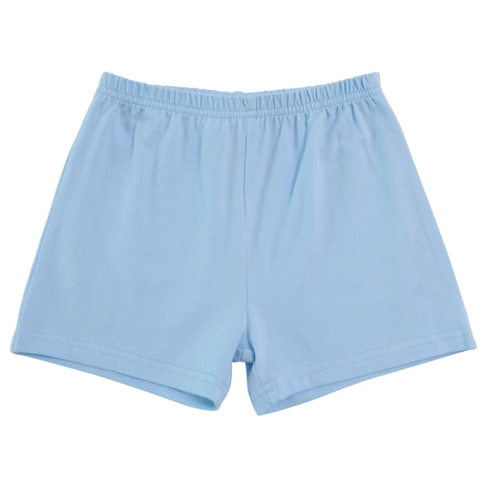 Knit Shorts- Light Blue