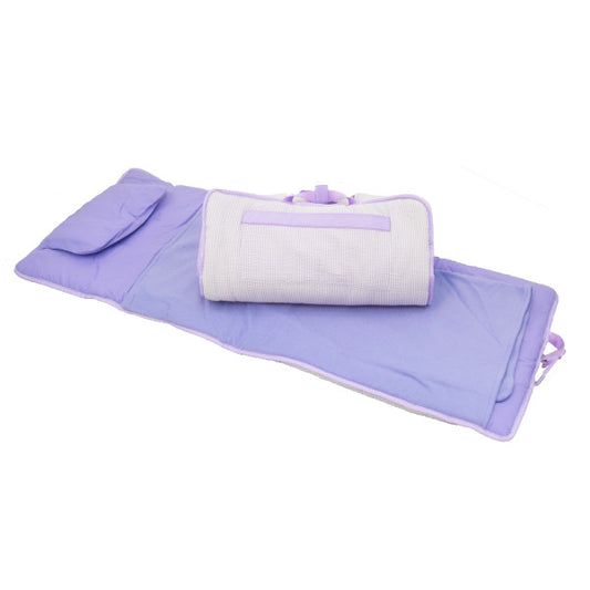 Lilac Seersucker Nap Roll