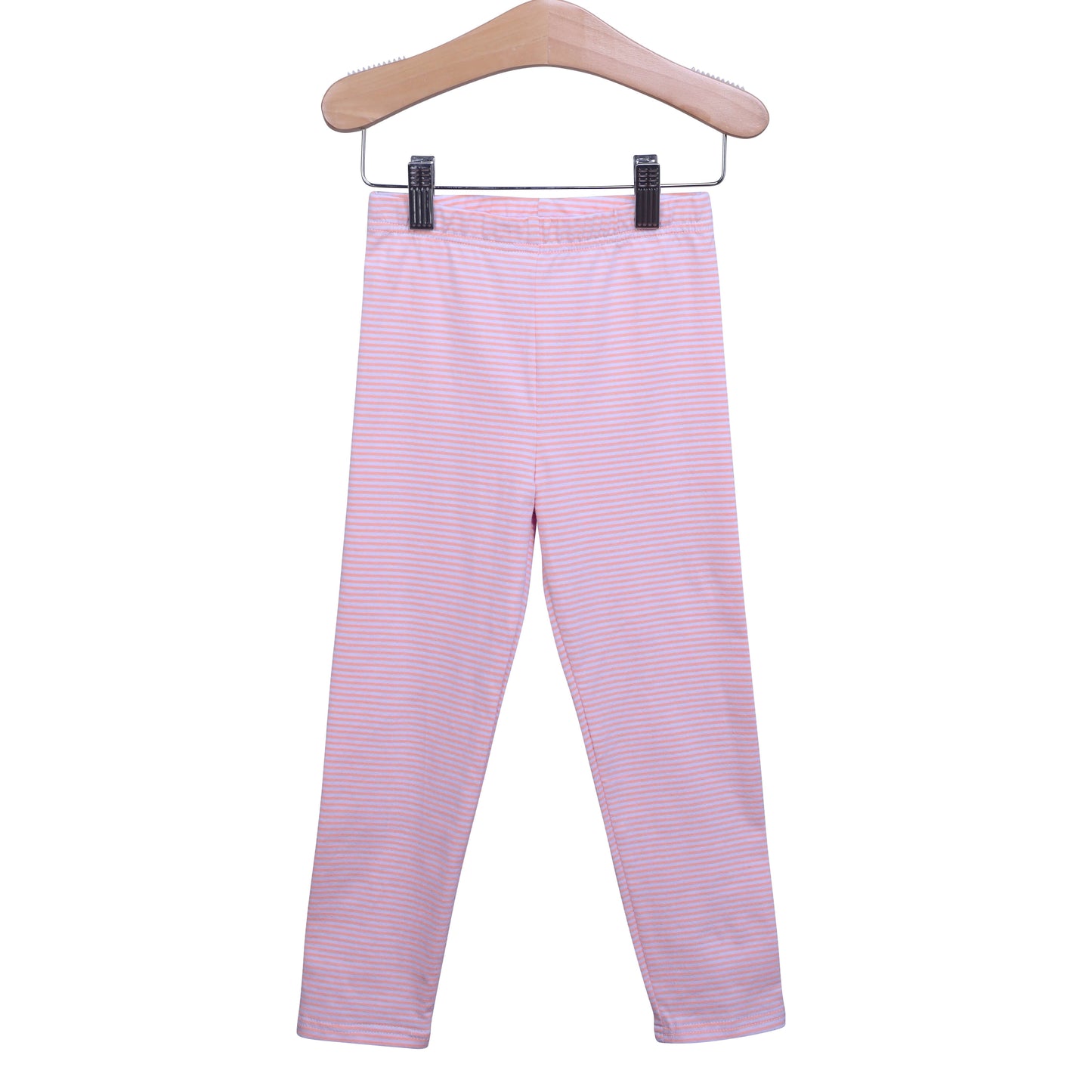 Leggings- Light Pink Stripe