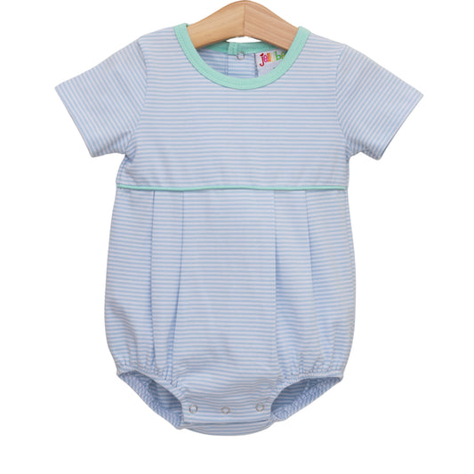Lucas Bubble- Light Blue Stripe and Mint