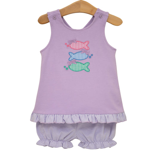 One Fish Two Fish Swing Back Bloomer Set
