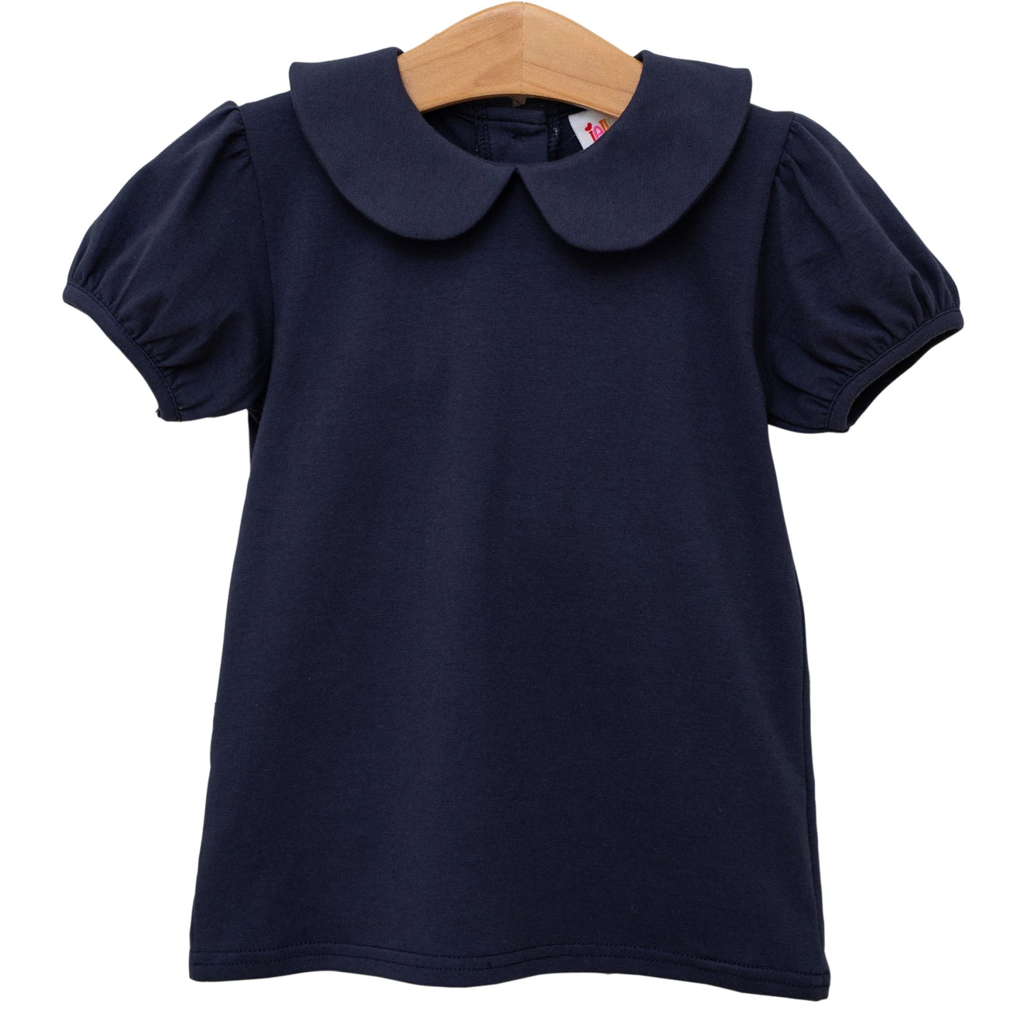 Peter Pan Collar Top- Navy