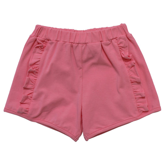 Ruffle Shorts- Pink