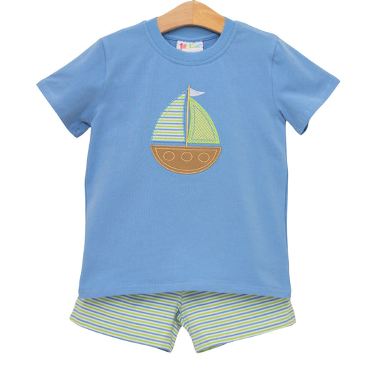Sailin' Away Short Set