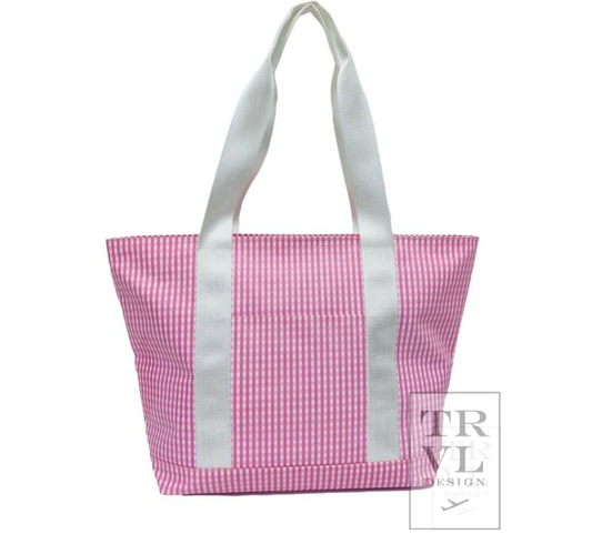 Classic Tote- Pink Gingham