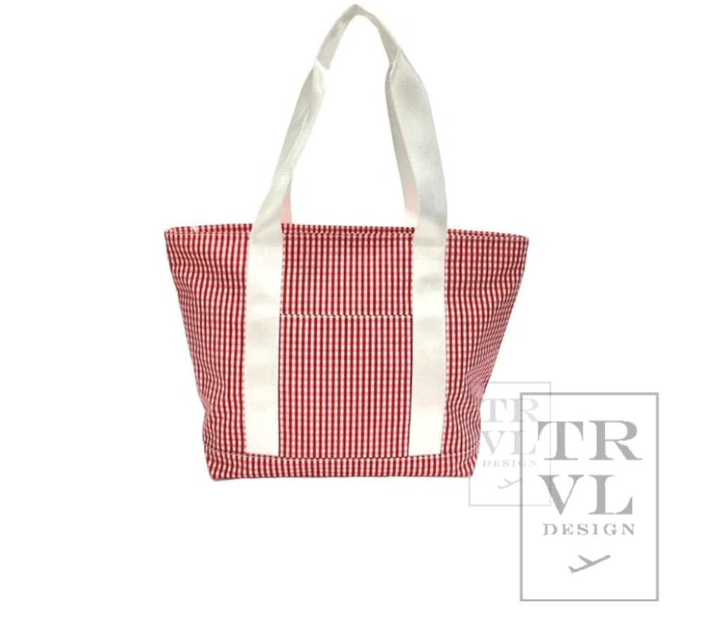 Classic Tote- Red Gingham