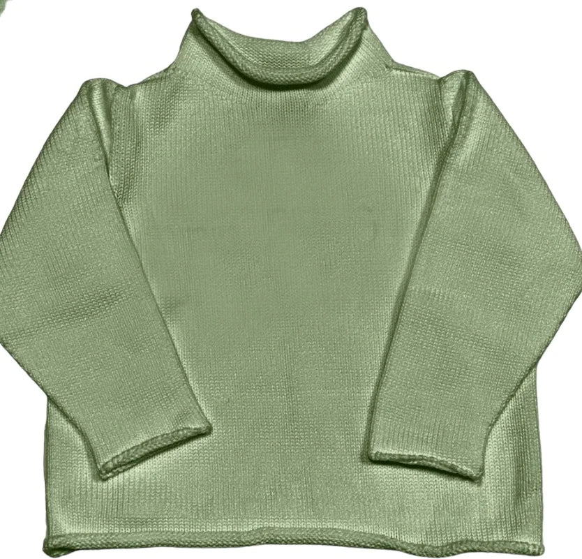 Rollneck Sweater- Sage