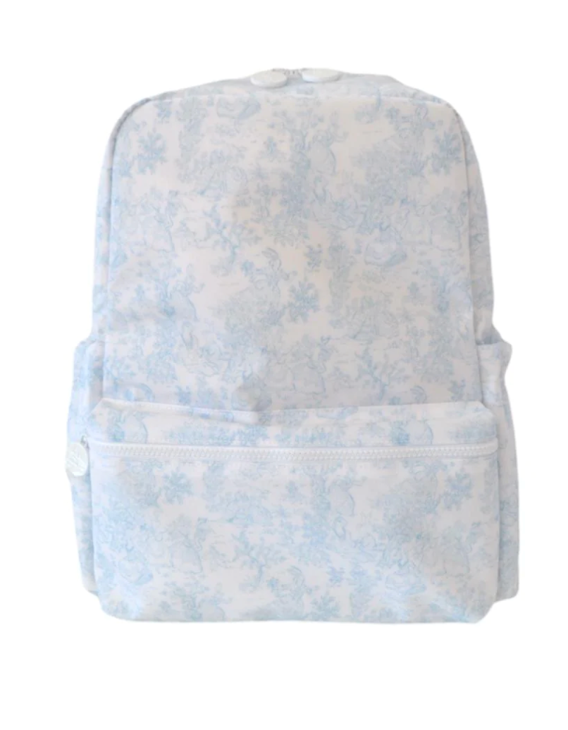 Backpack- Bunny Toile Blue