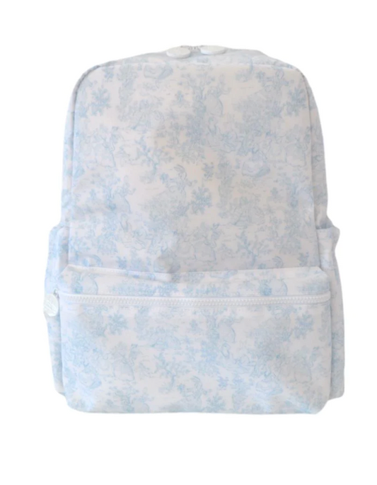 Backpack- Bunny Toile Blue