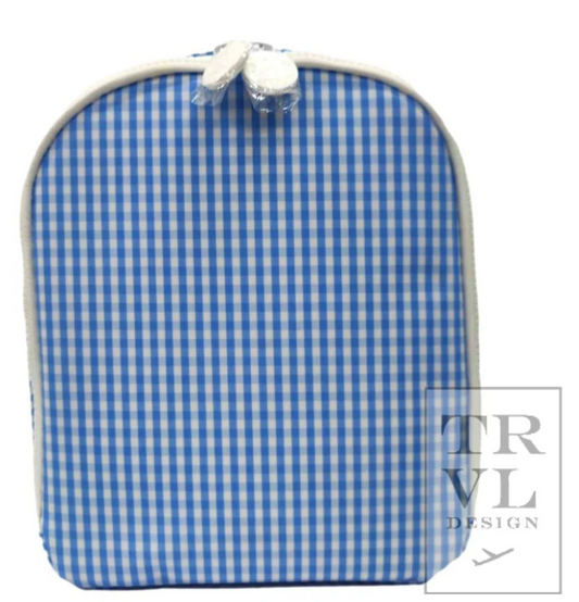 BRING IT Lunch Bag- Sky Gingham