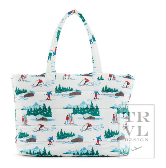 Luxe Ski Puffer Tote Bag