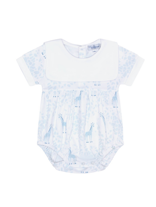 Blue Giraffe Print Bubble