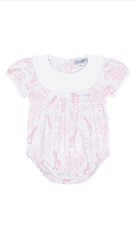 Pink Giraffe Print Bubble