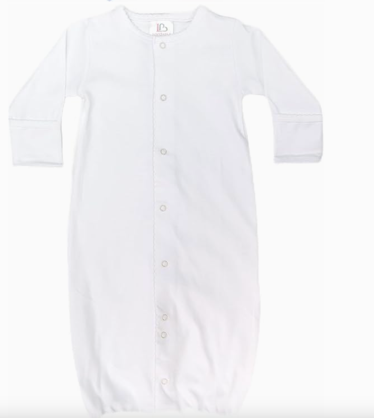 Pima Converter Gown- White