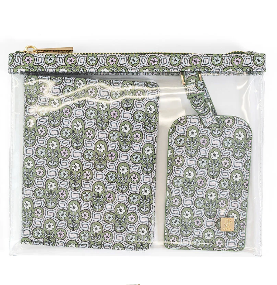 Luxe Saffiano 3 Piece Luggage Set