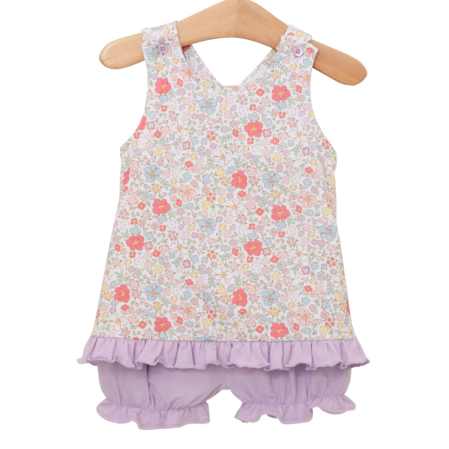 Summer Floral Swing Back Bloomer Set