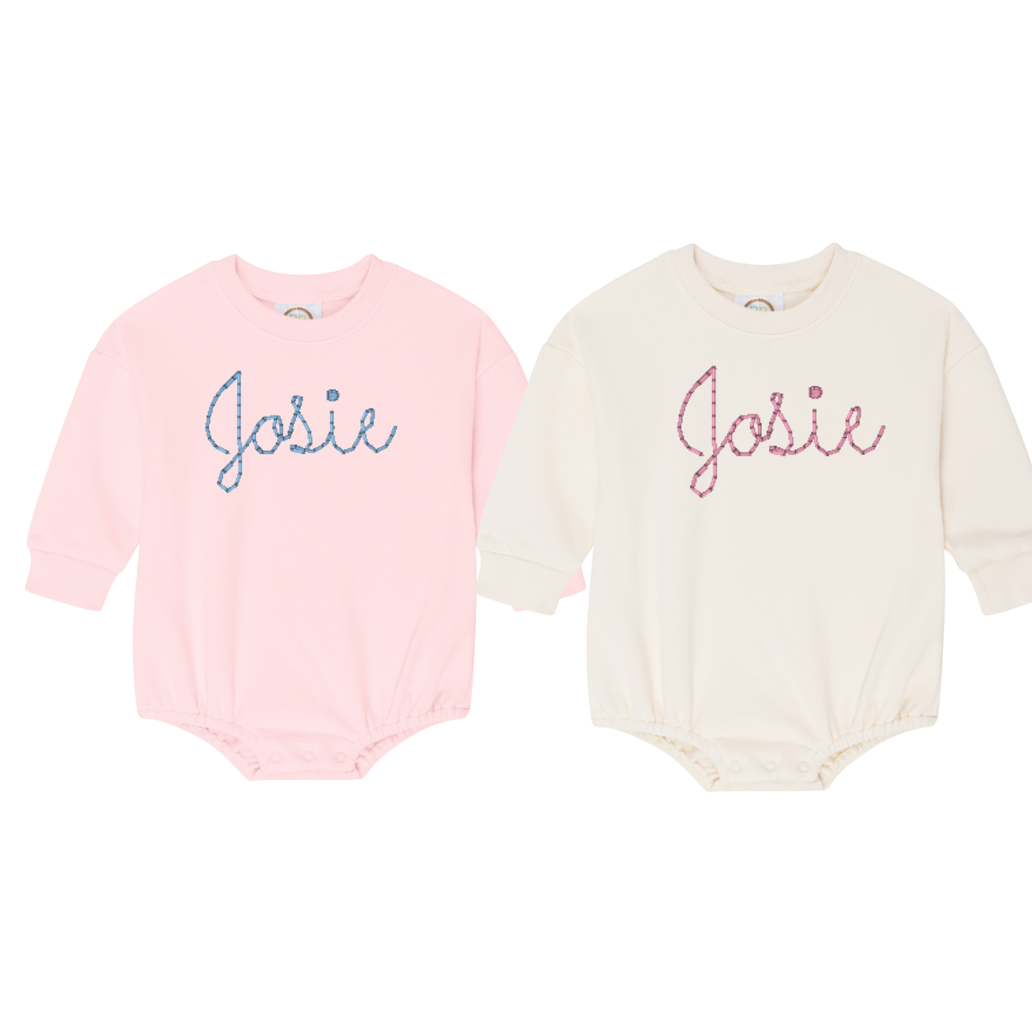 Sweatshirt Bubble Pack- Light Pink/Ivory