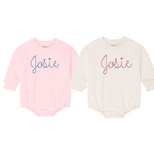 Sweatshirt Bubble Pack- Light Pink/Ivory