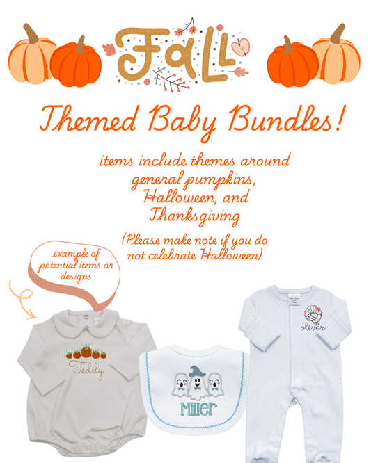 Fall Themed Baby Bundles