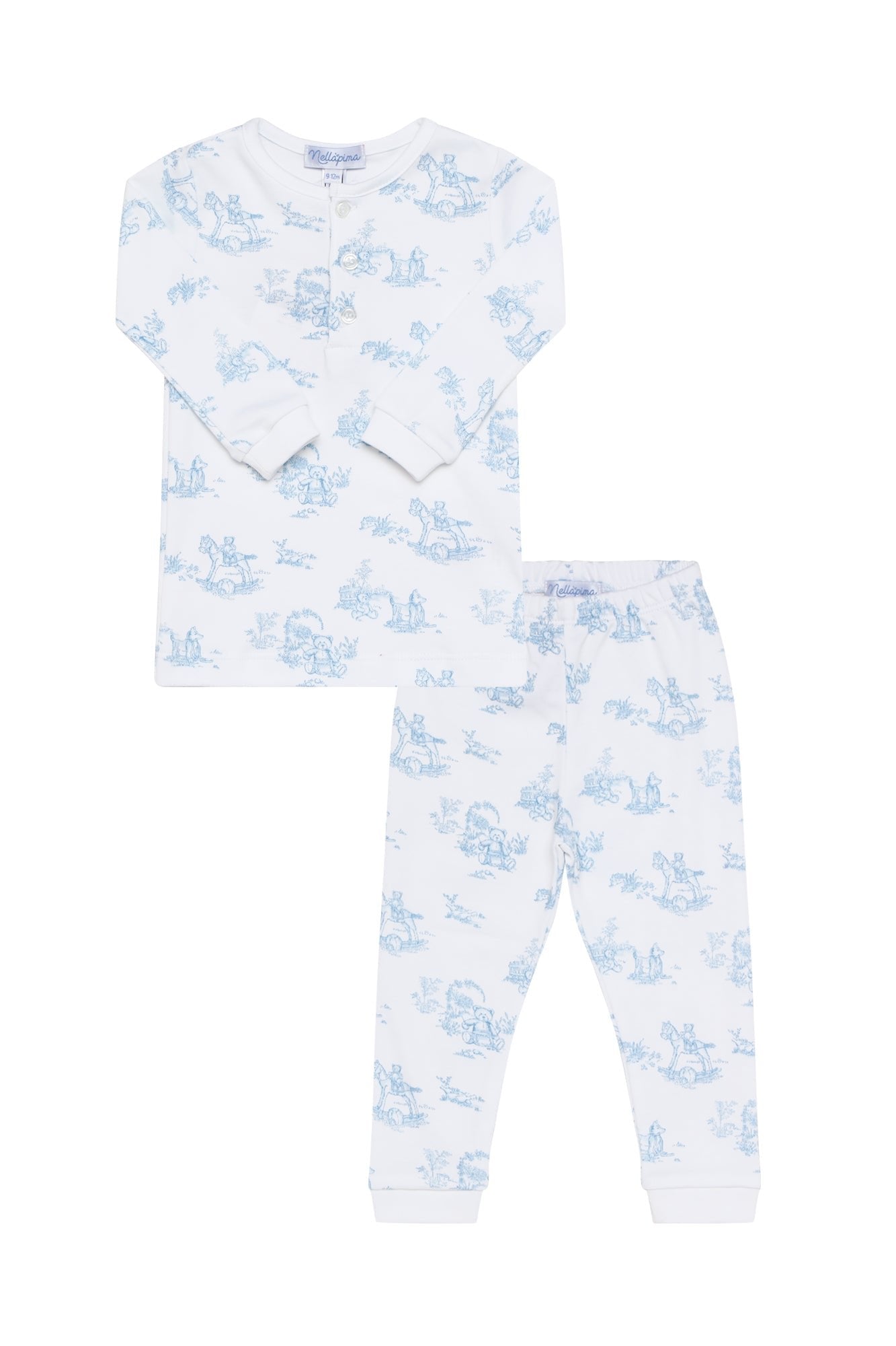 Blue Toile Pajamas