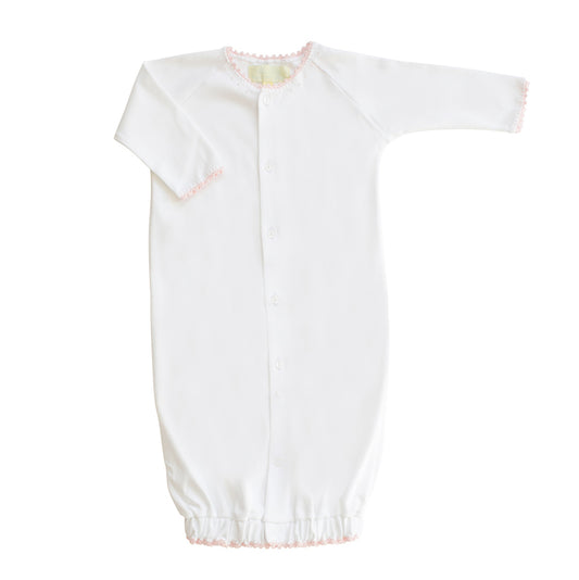 Pink Trim Converter Gown