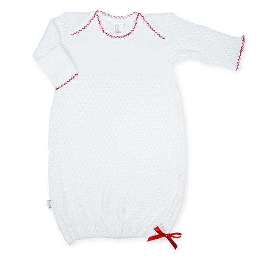 Paty Gown with Red Trim
