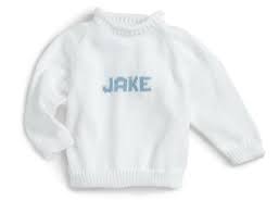 MJK Knits Solid Name Sweater